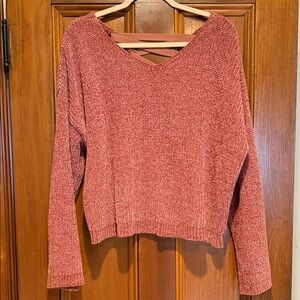 Beautiful Criss Cross Back Sweater